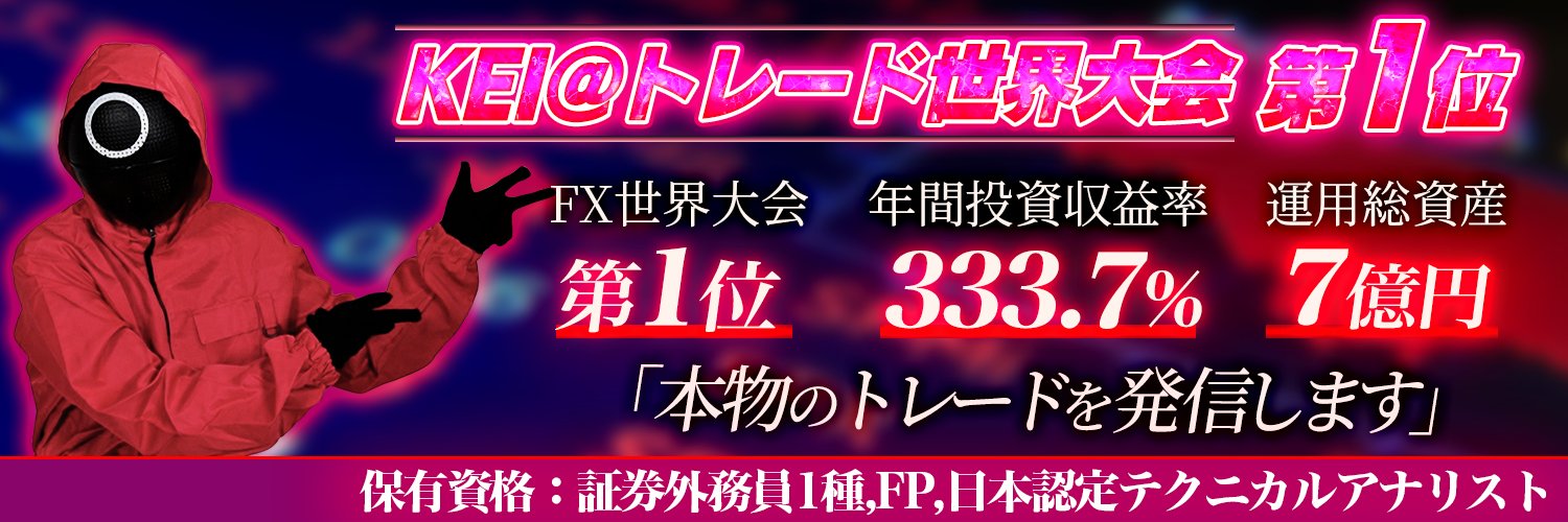 KEIさんのFX世界大会1位などの公開実績を紹介する画像